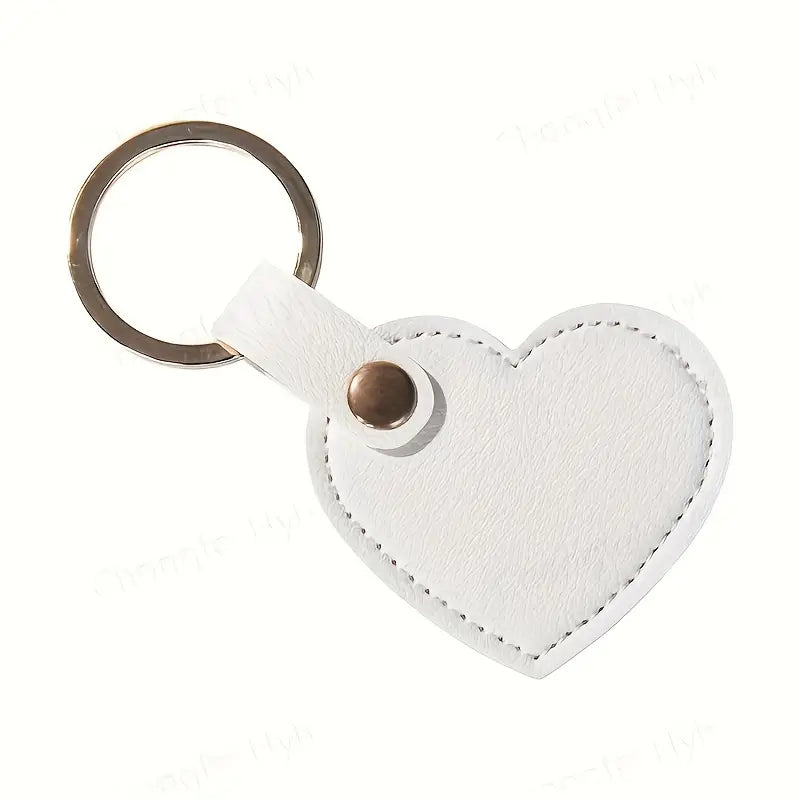 Small heart-shaped key ring