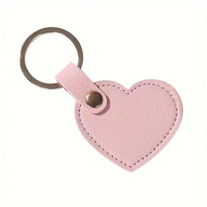 Small heart-shaped key ring