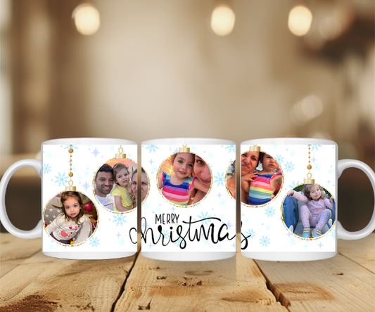 tazza di natale personalizzata con foto, christmas mug with photos, weihnachtenstasse mit Bilder 